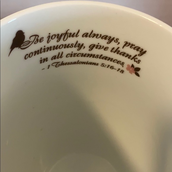 NIB Divinity Ceramic Mug with Scripture inside - Picture 3 of 4